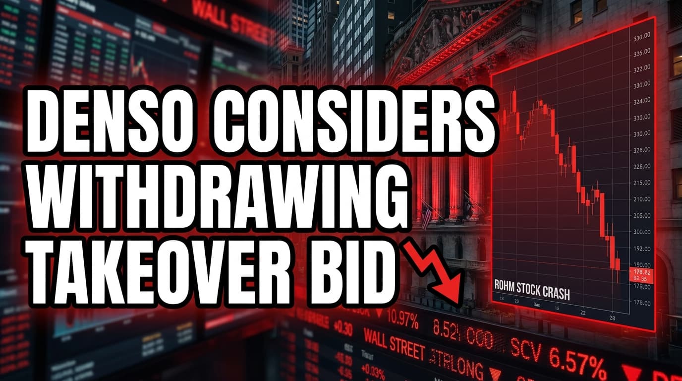 Denso Considers Withdrawing Takeover Bid for Chipmaker Rohm