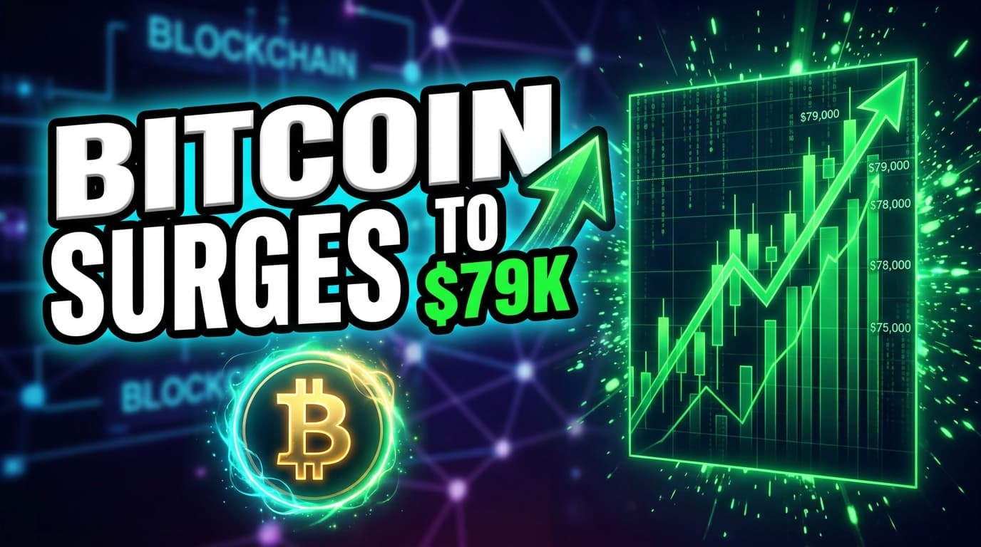 Bitcoin Surges to $79,000 as US-Iran Ceasefire Boosts Sentiment