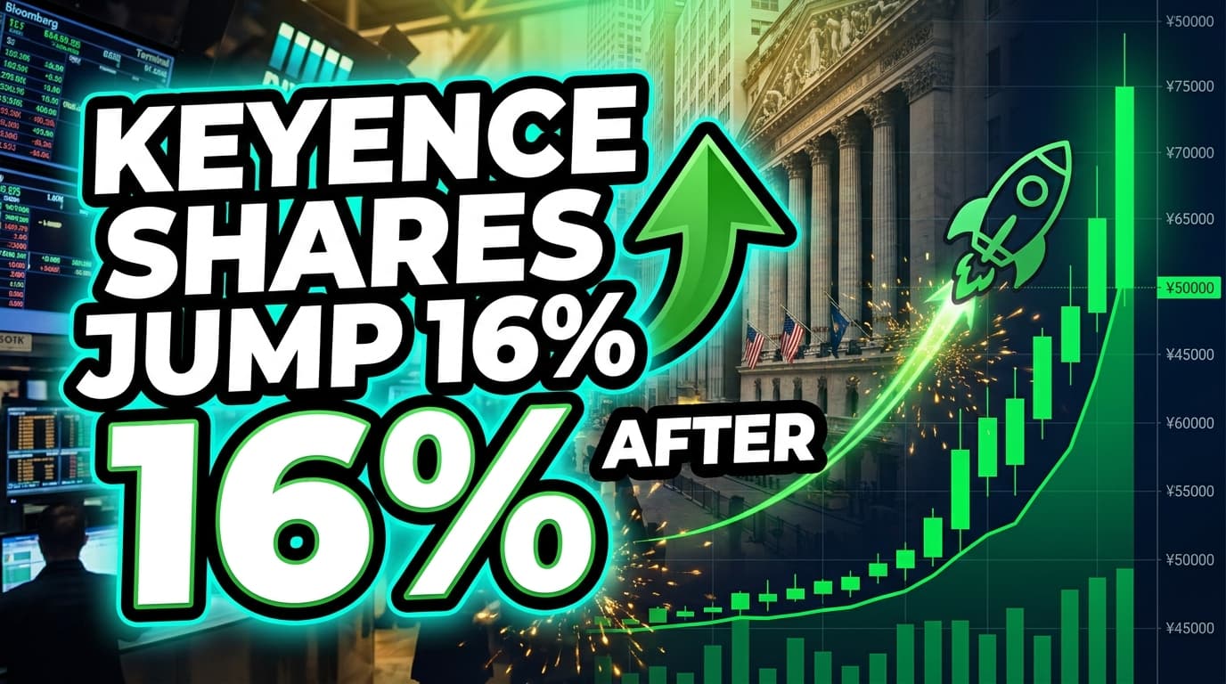 Keyence Shares Jump 16% After Reporting Stronger-Than-Estimated Profit
