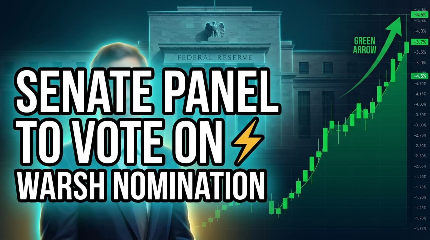 Senate Panel to Vote on Warsh Nomination After Powell Probe Dropped
