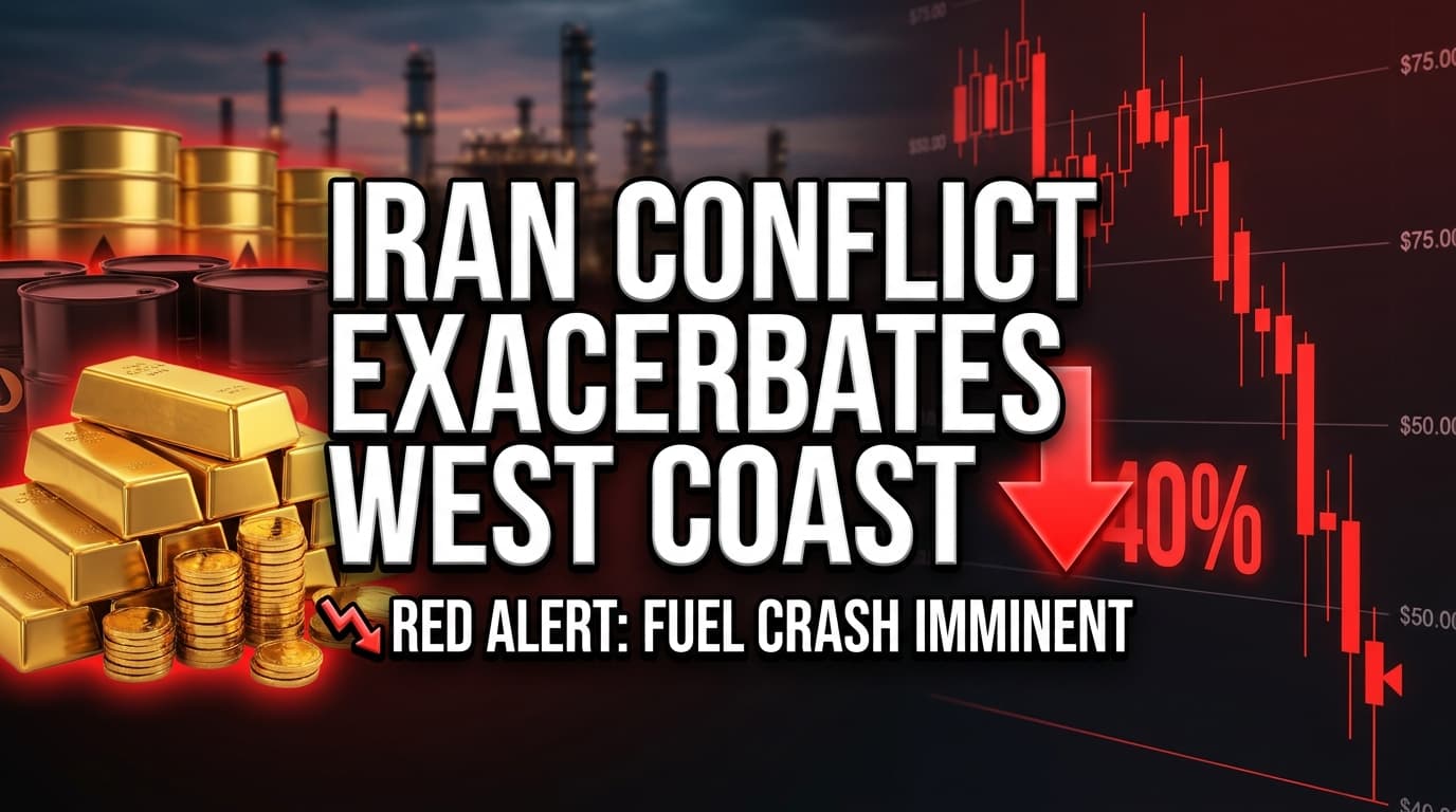 Iran Conflict Exacerbates West Coast Fuel Shortages Amid Refinery Closures