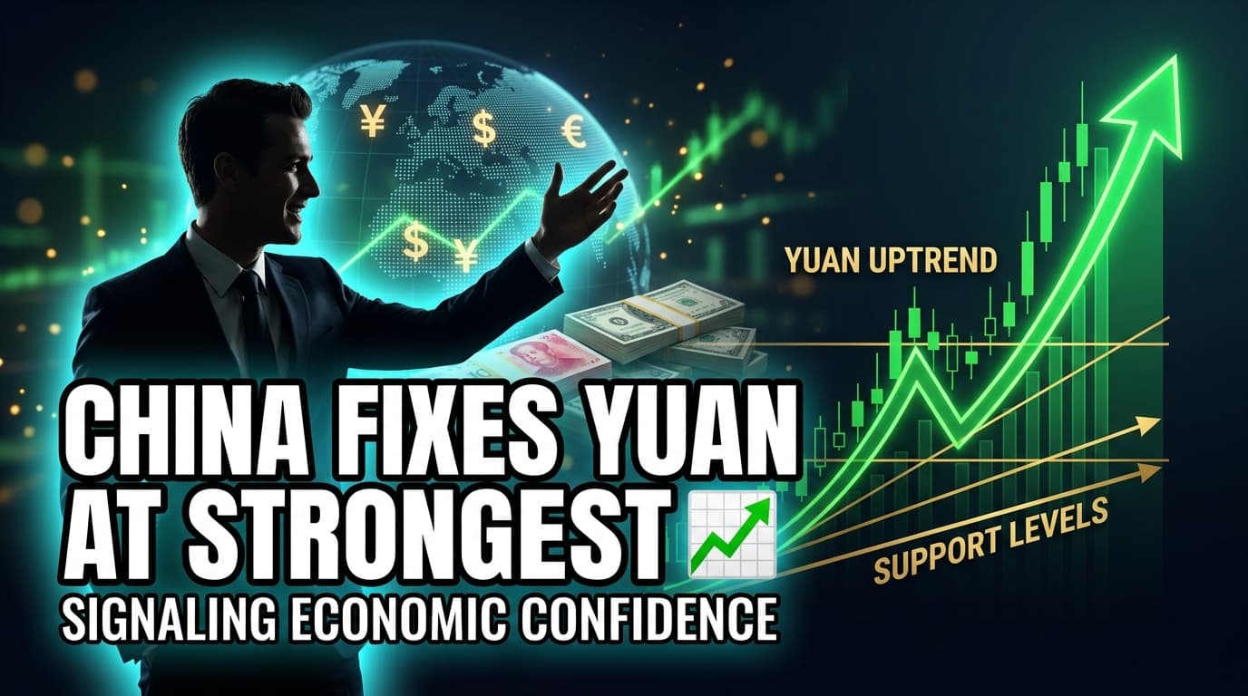 China Fixes Yuan at Strongest Level Since March, Signaling Economic Confidence