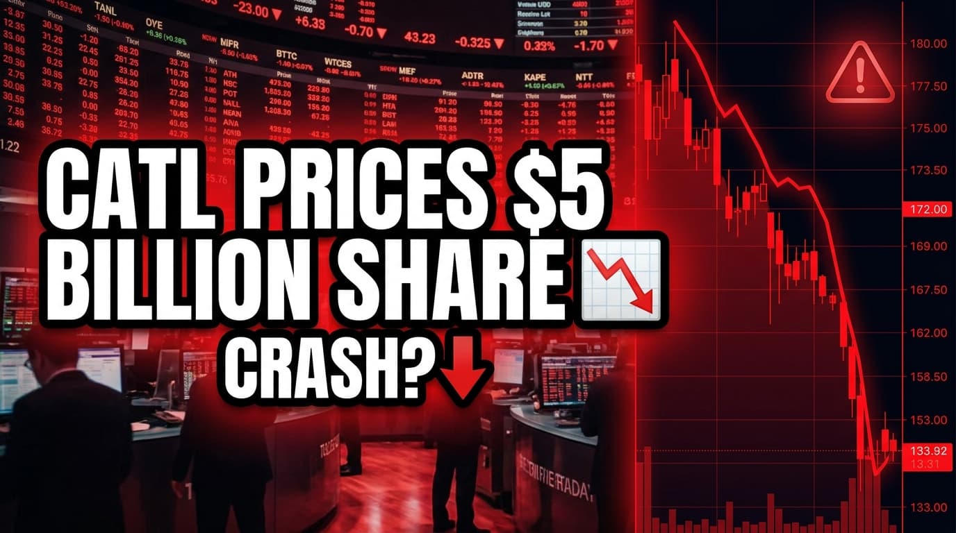 CATL Prices $5 Billion Share Placement at Bottom of Range