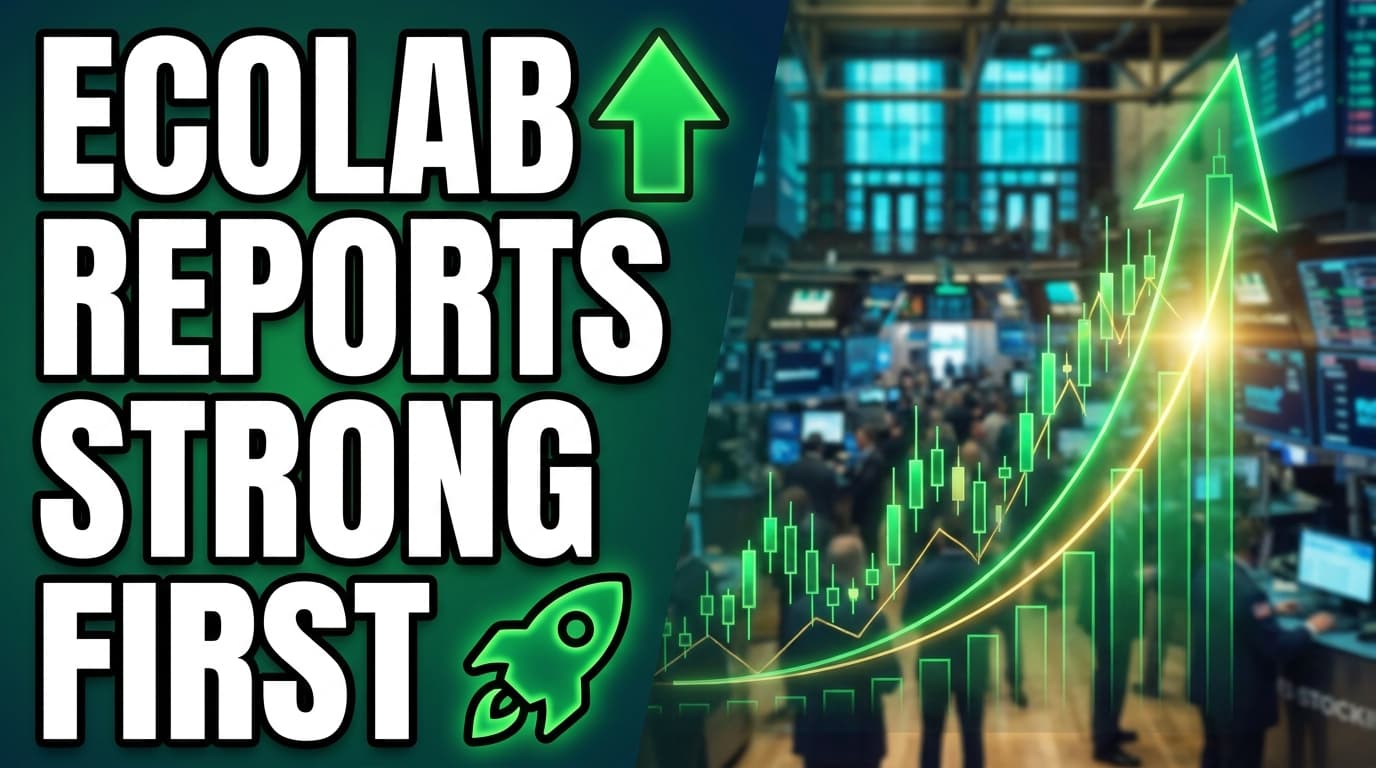 Ecolab Reports Strong First-Quarter Results, Exceeding Sales Estimates
