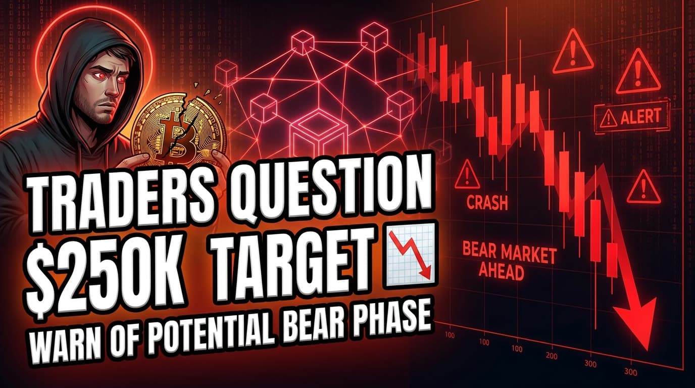 Traders Question Bitcoin's $250K Target, Warn of Potential Bear Phase