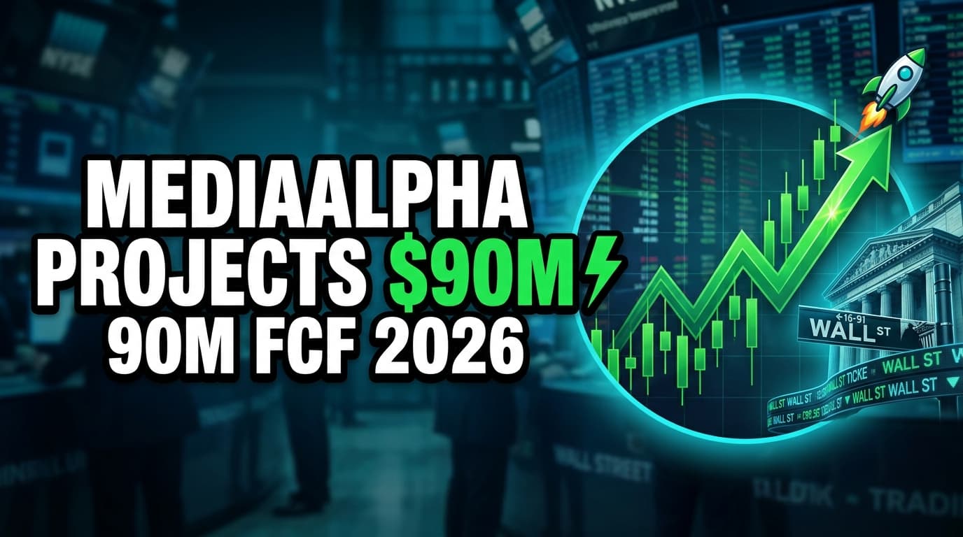MediaAlpha Projects $90M-$100M Free Cash Flow in 2026, Revises Q2 Guidance