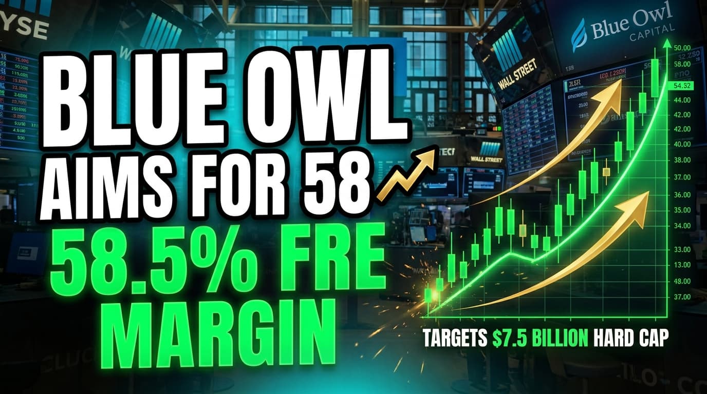 Blue Owl Aims for 58.5% FRE Margin in 2026, Targets $7.5 Billion Net Lease Fund Hard Cap
