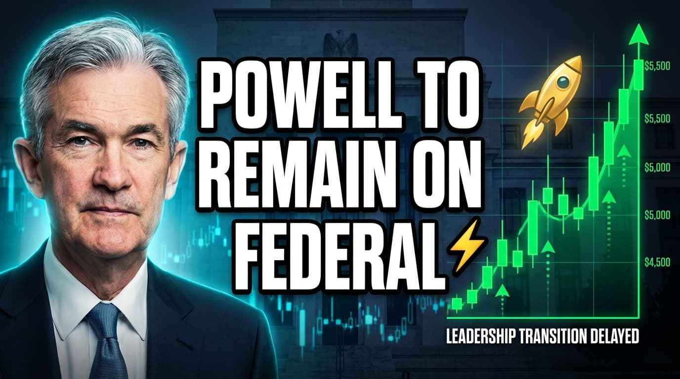 Powell to Remain on Federal Reserve Board, Delaying Leadership Transition