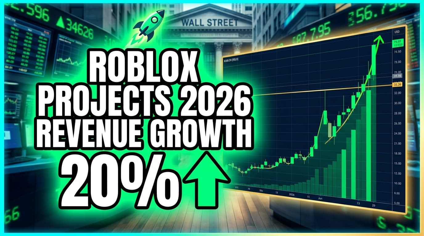 Roblox Projects 2026 Revenue Growth of 20%-25%, Bookings to Rise 8%-12%