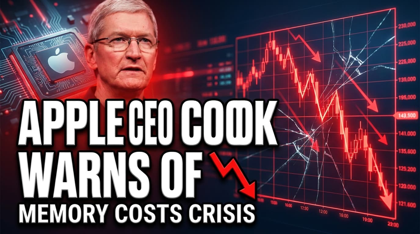 Apple CEO Cook Warns of Rising Memory Costs Amid US-China Tensions