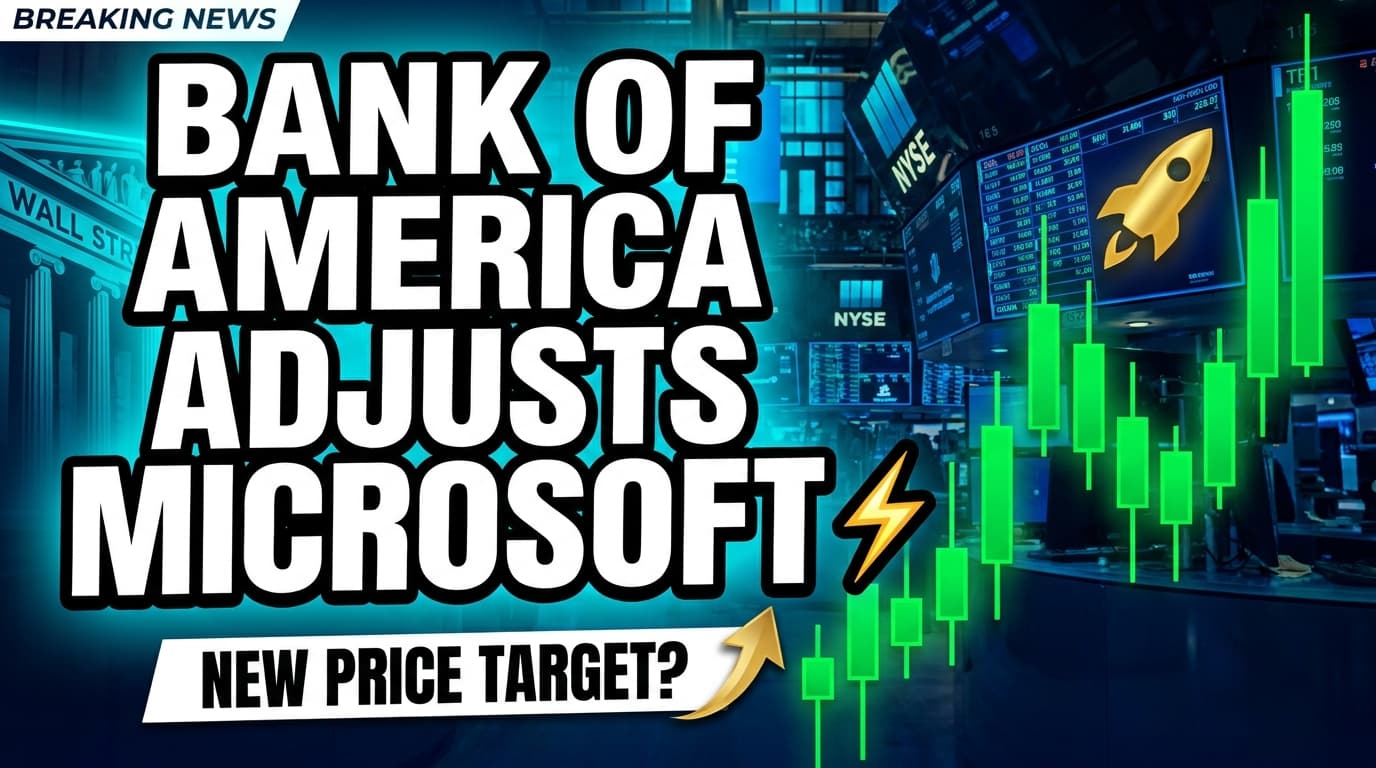 Bank of America Adjusts Microsoft Stock Forecast Post-Earnings