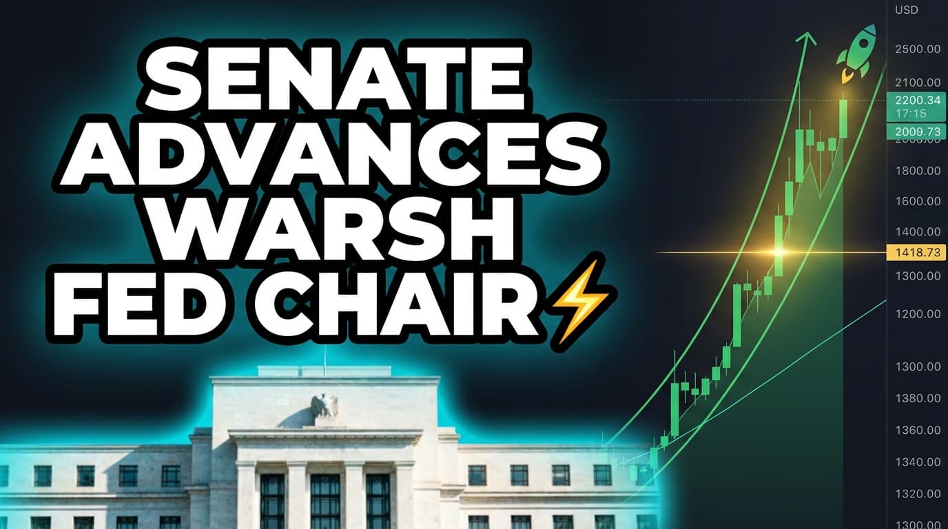Senate Advances Warsh Fed Chair Nomination; Powell Exit Expected