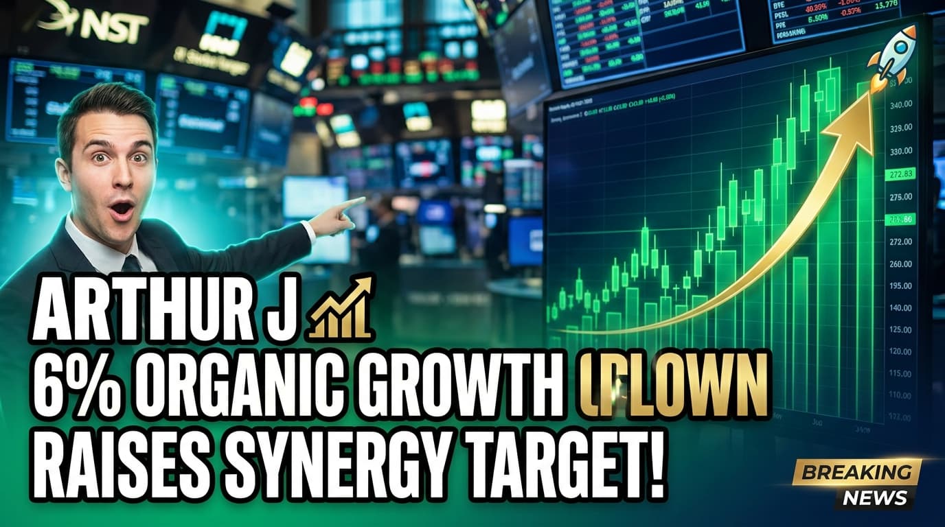 Arthur J. Gallagher Forecasts 6% Organic Growth, Raises Synergy Target