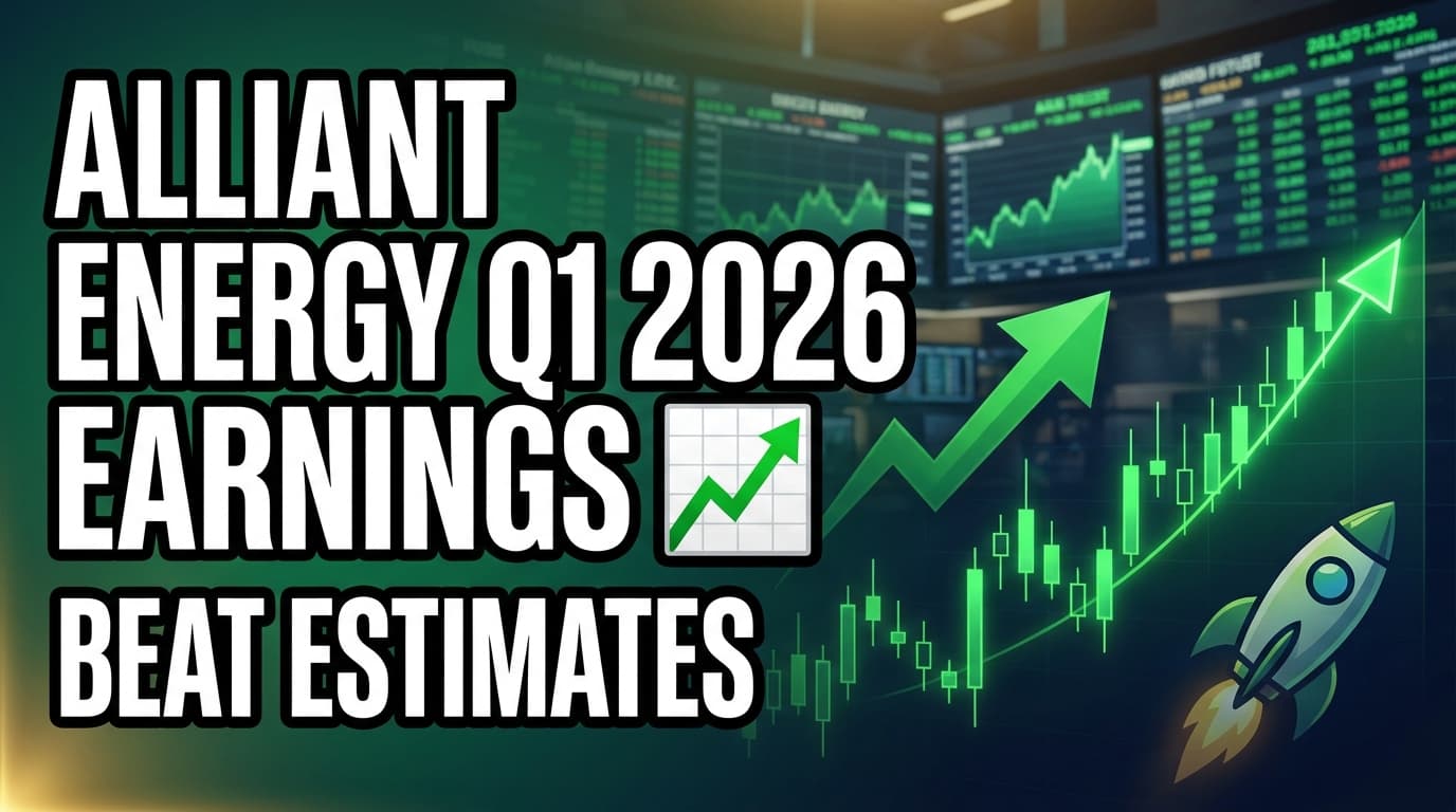 Alliant Energy Q1 2026 Earnings Beat Estimates on Strong Utility Demand
