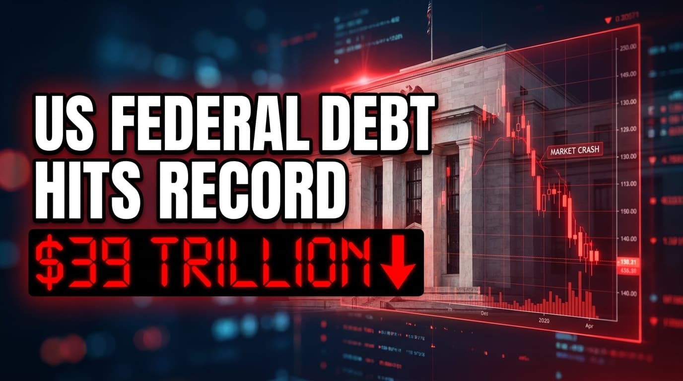 US Federal Debt Hits Record $39 Trillion, Raising Growth Concerns