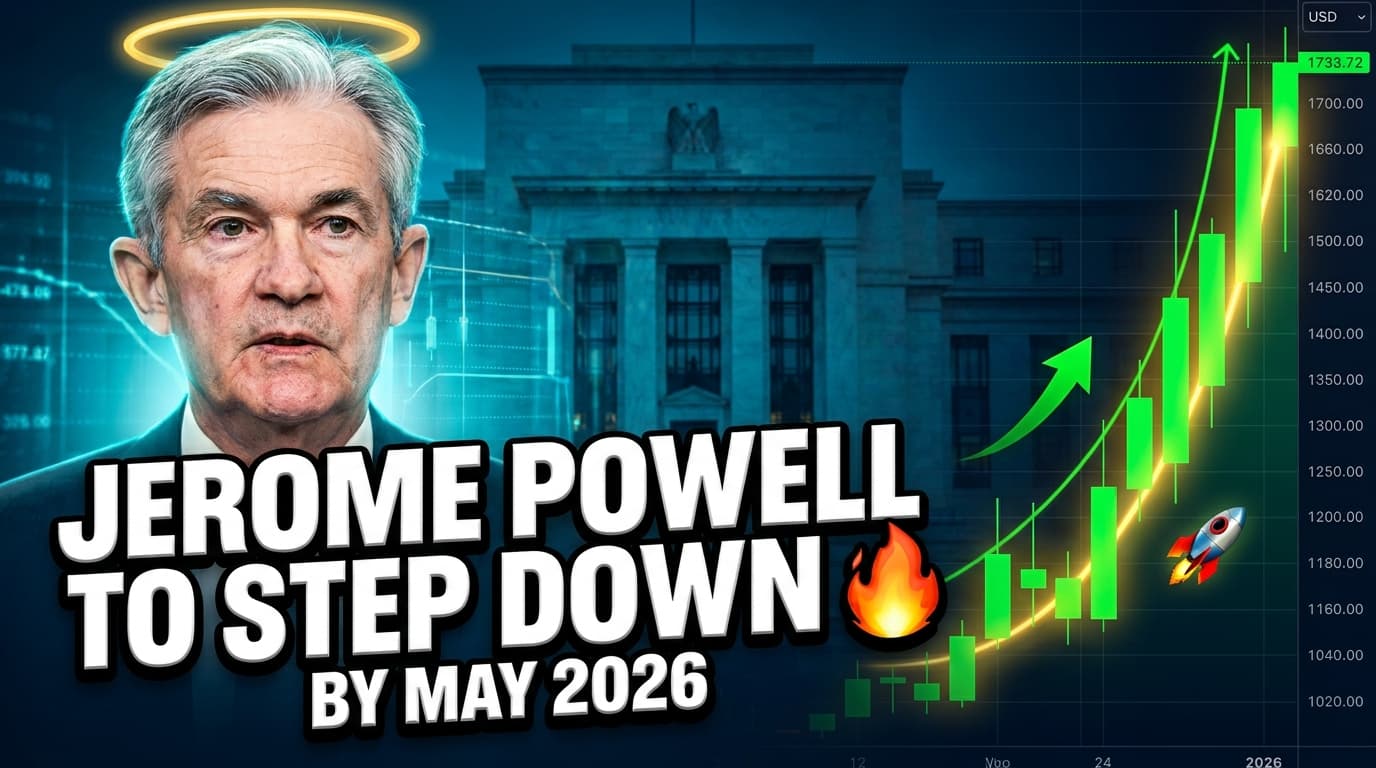 Jerome Powell to Step Down as Fed Chair by May 2026, Remain as Governor