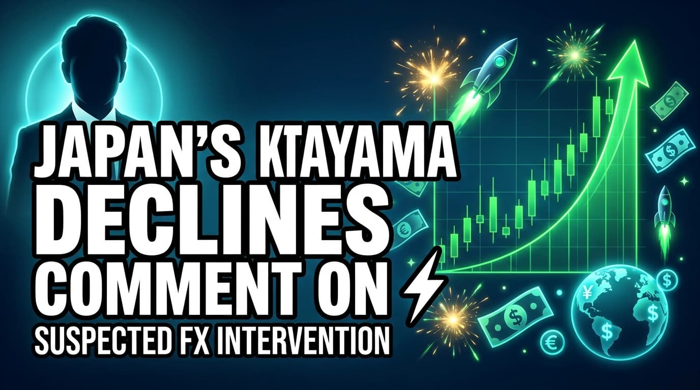 Japan's Katayama Declines Comment on Suspected FX Intervention