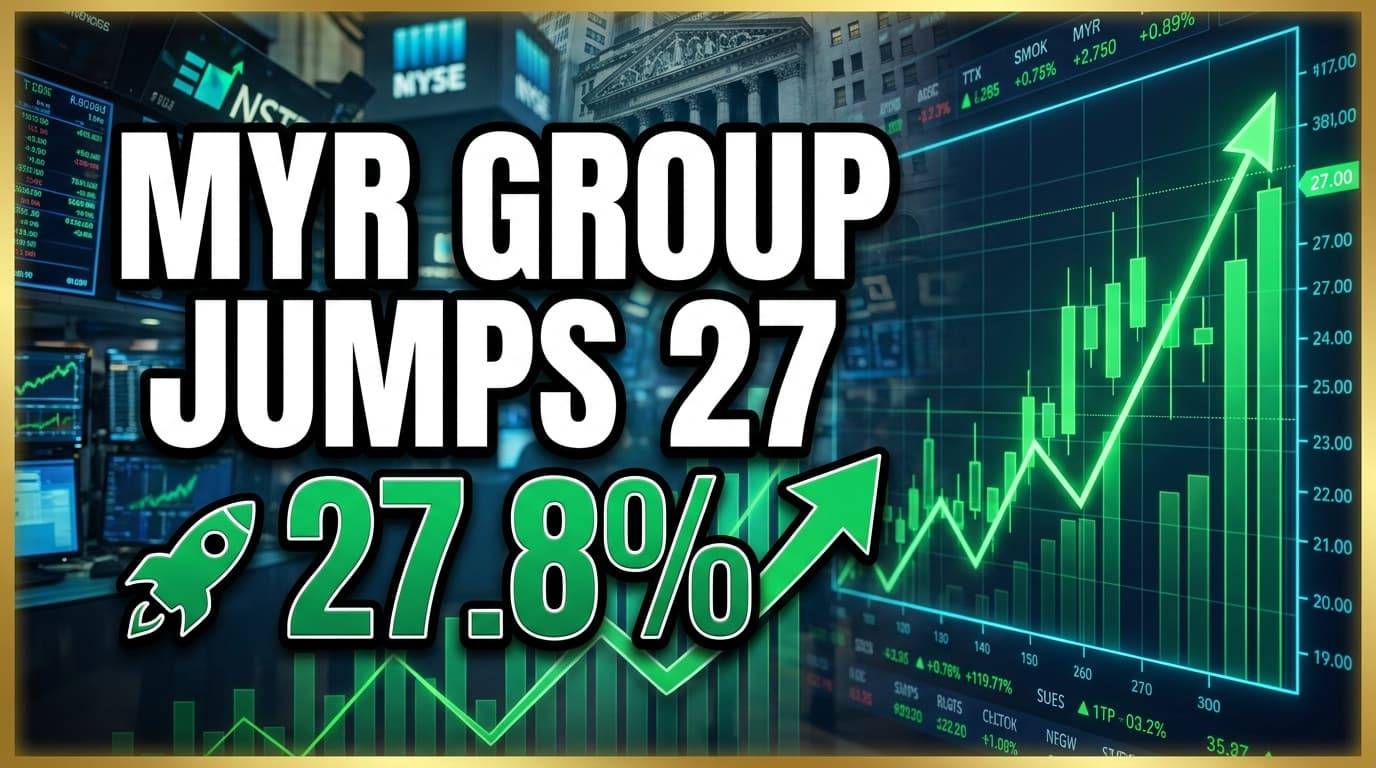MYR Group Jumps 27.8% on Record Q1 Results, Raised 2026 Outlook