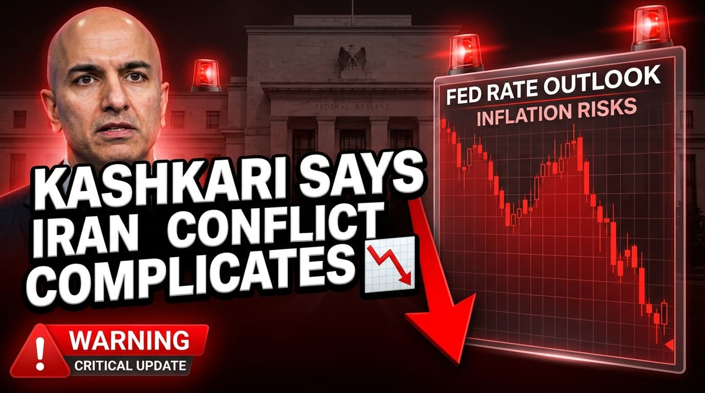 Kashkari Says Iran Conflict Complicates Fed Rate Guidance, Inflation Risks