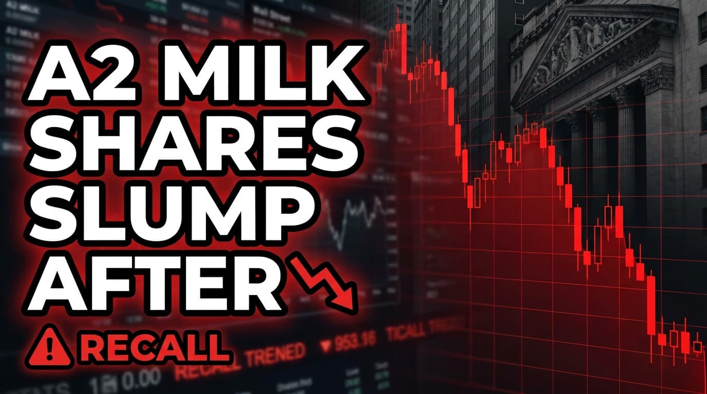 A2 Milk Shares Slump After US Infant Formula Recall