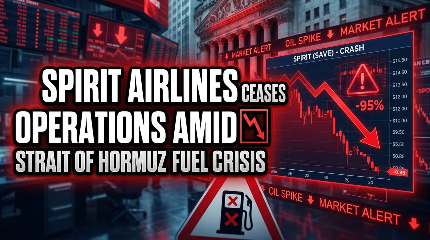 Spirit Airlines Ceases Operations Amid Strait of Hormuz Fuel Crisis