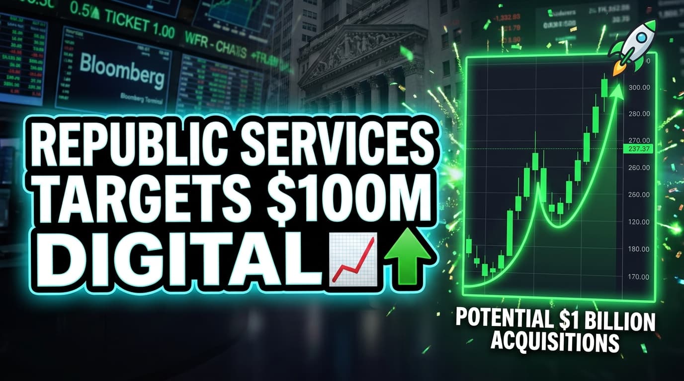 Republic Services Targets $100M Digital Benefits, $1B Acquisitions by 2026