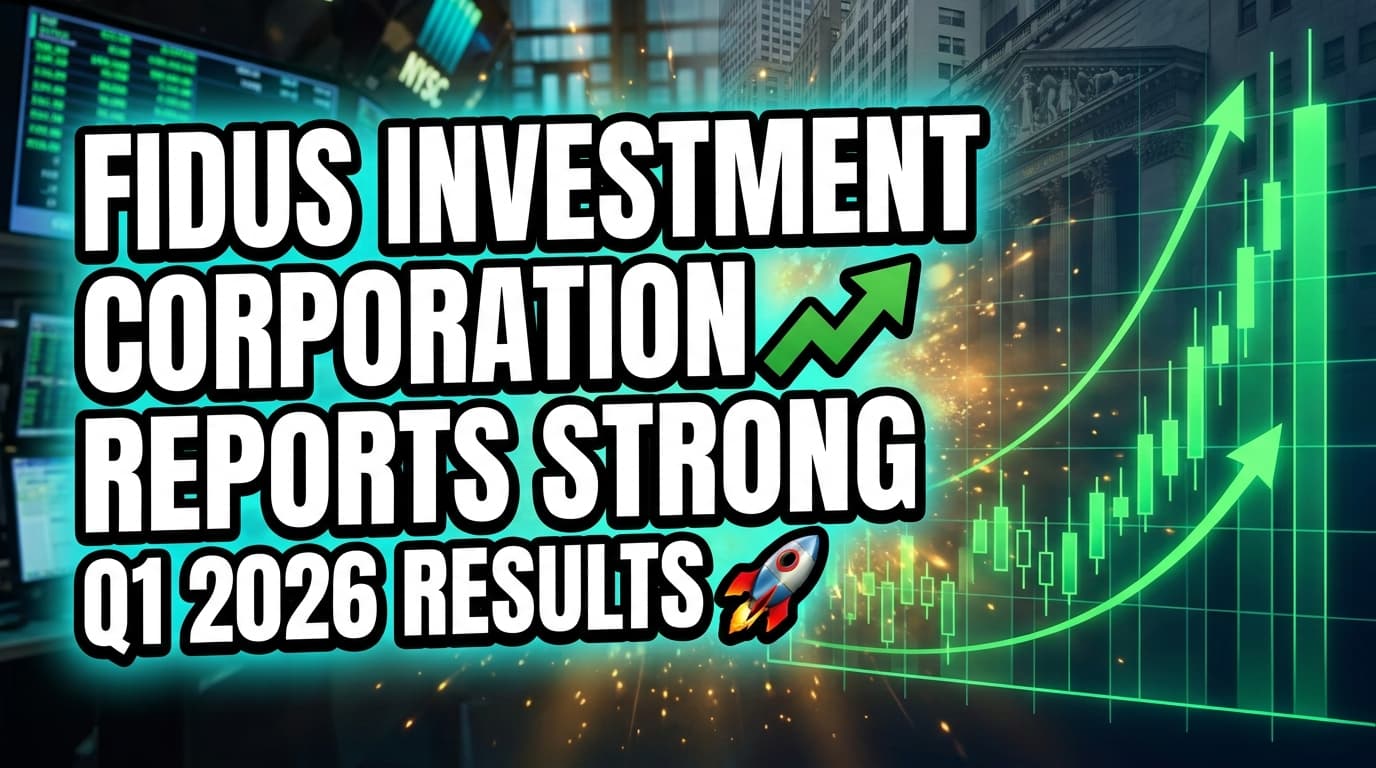 Fidus Investment Corporation Reports Strong Q1 2026 Financial Results