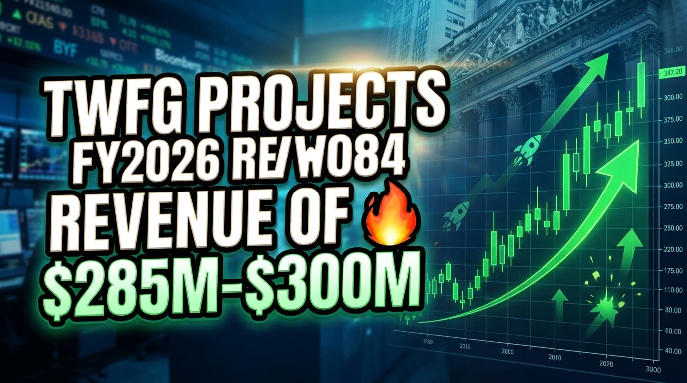 TWFG Projects FY2026 Revenue of $285M-$300M, Reaffirms EBITDA Margin