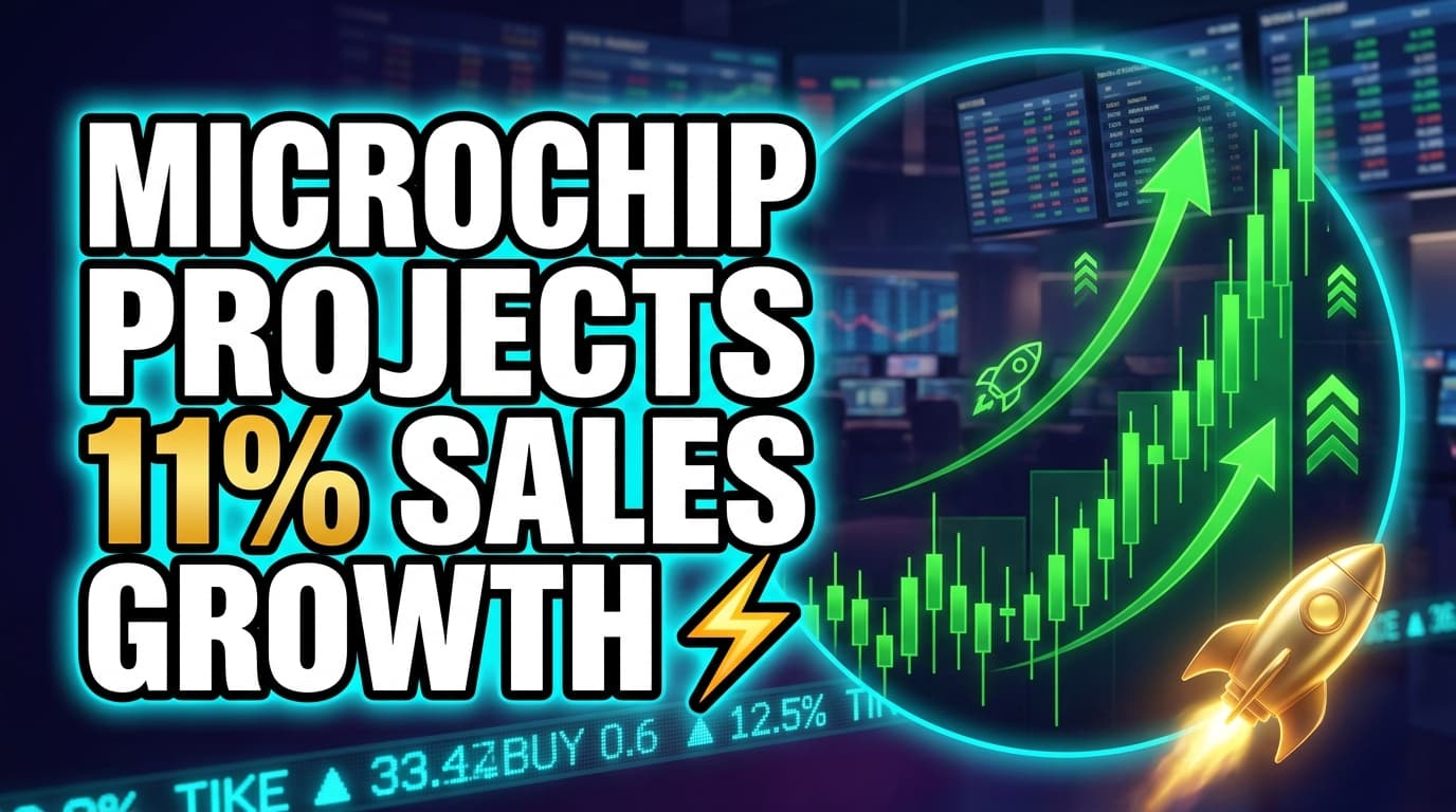 Microchip Projects 11% Sales Growth, $0.67-$0.71 EPS for June Quarter