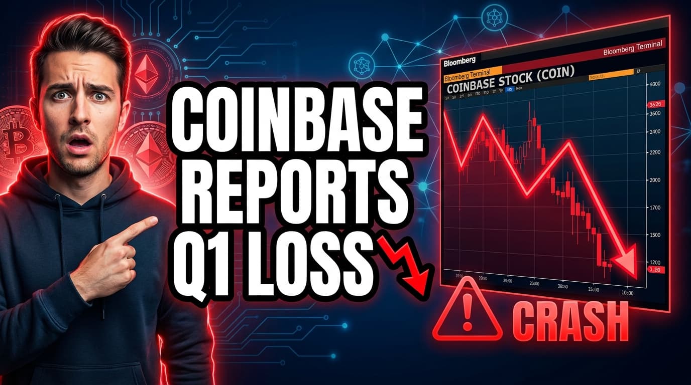 Coinbase Reports Q1 Loss, Revenue Miss as Crypto Prices Decline