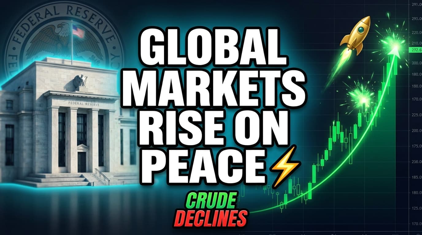 Global Markets Rise on Peace Hopes; Crude Declines