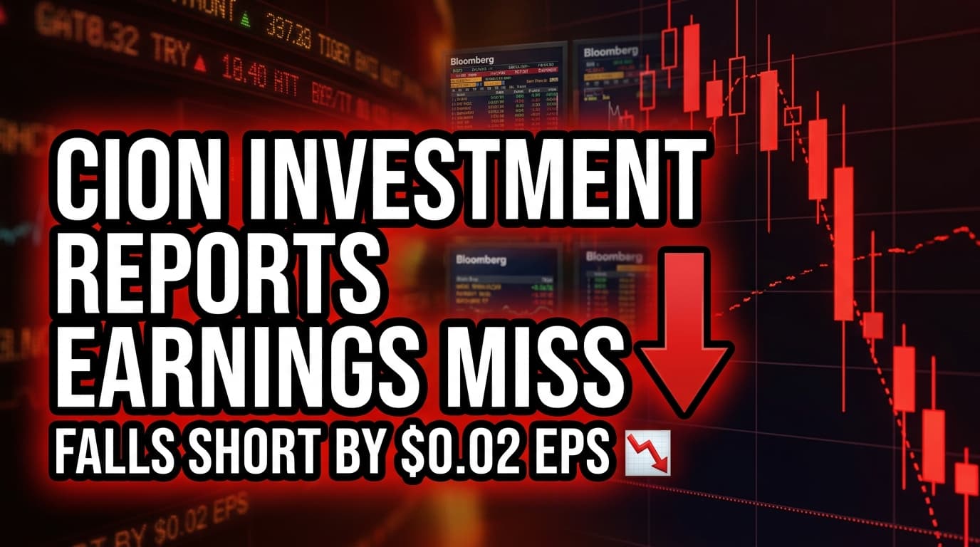 CION Investment Reports Earnings Miss, Falls Short by $0.02 EPS