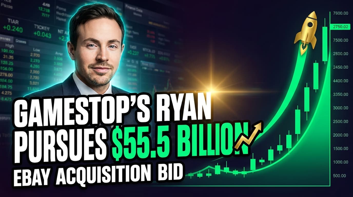 GameStop's Ryan Cohen Pursues $55.5 Billion eBay Acquisition Bid