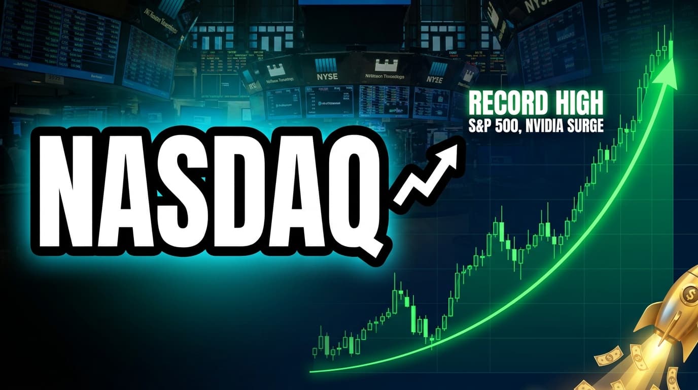 Nasdaq, S&P 500 Reach Record Highs; Nvidia Surges on Geopolitical Hopes