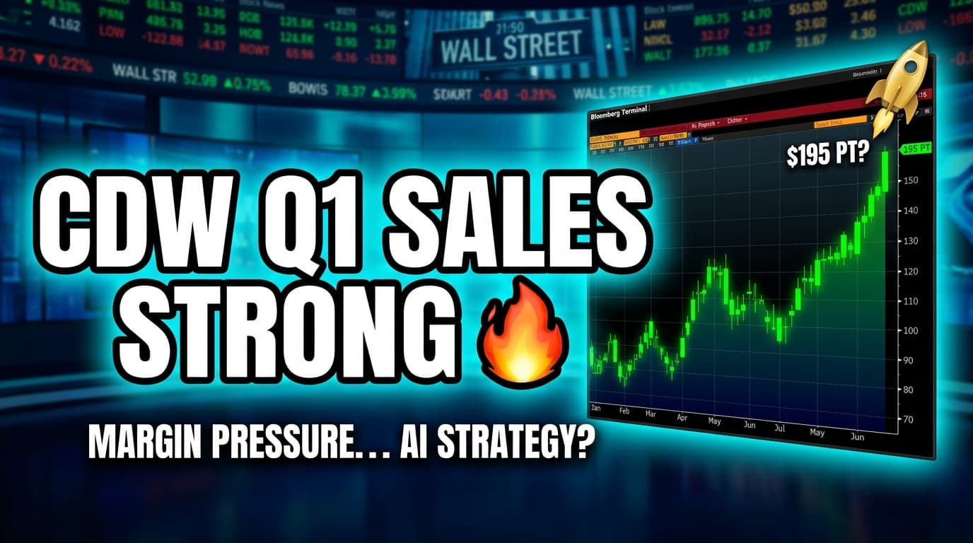 CDW Q1 Sales Strong, Margin Pressure Persists Amid AI Strategy