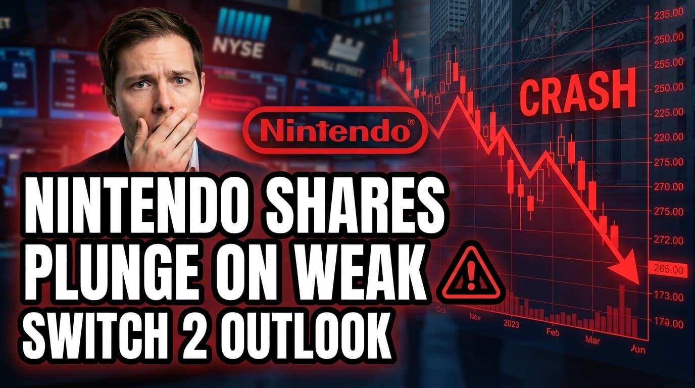 Nintendo Shares Plunge on Weak Switch 2 Games Outlook
