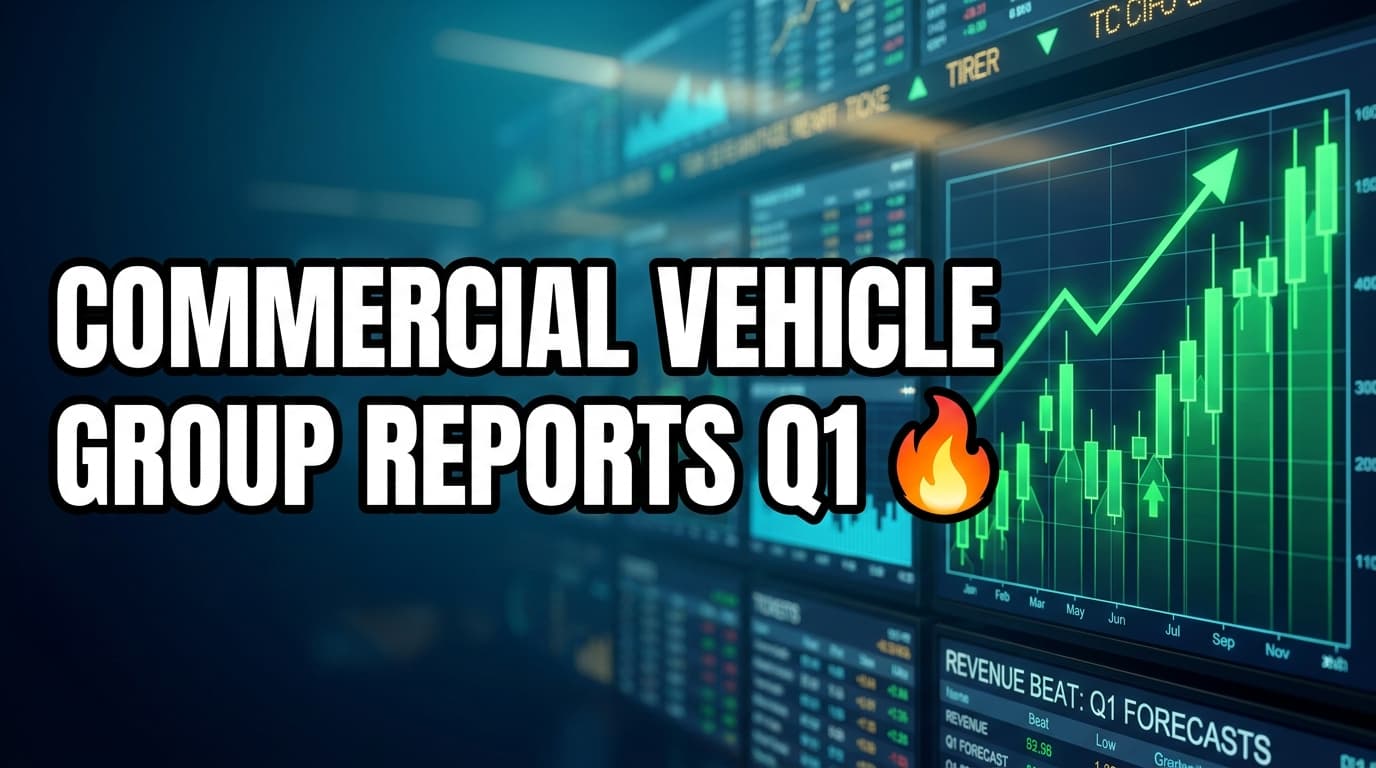 Commercial Vehicle Group Reports Q1 Loss, Exceeds Revenue Forecasts