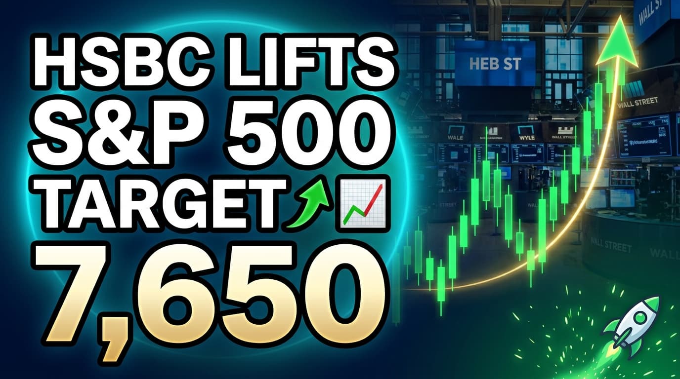 HSBC Lifts S&P 500 Target to 7,650 on AI Earnings Optimism