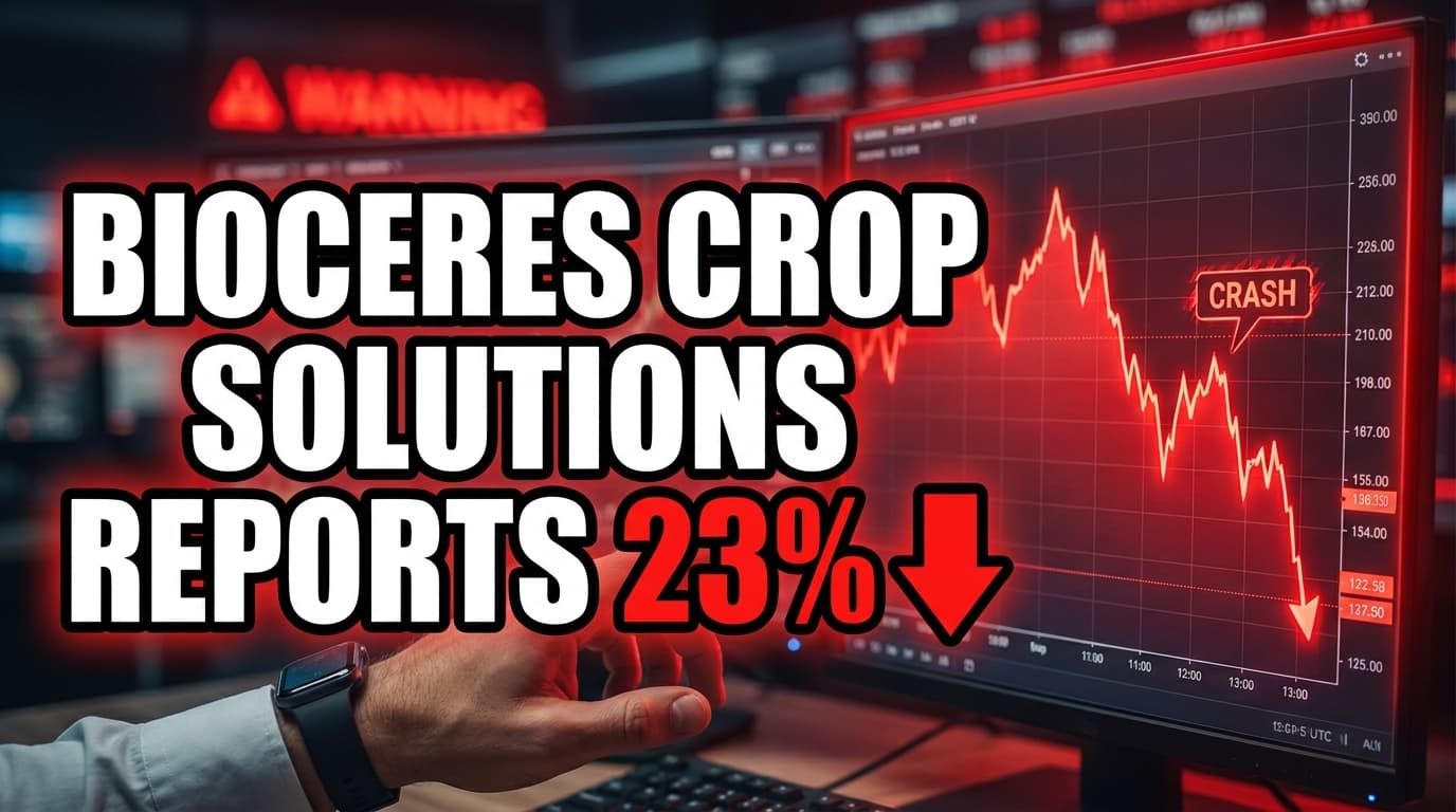 Bioceres Crop Solutions Reports 23% Revenue Drop, $10M Net Loss in Q3