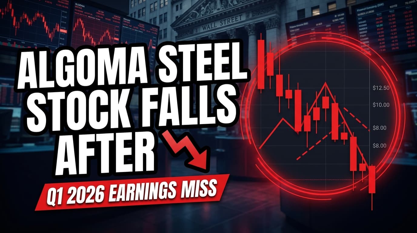 Algoma Steel Stock Falls After Q1 2026 Earnings Miss