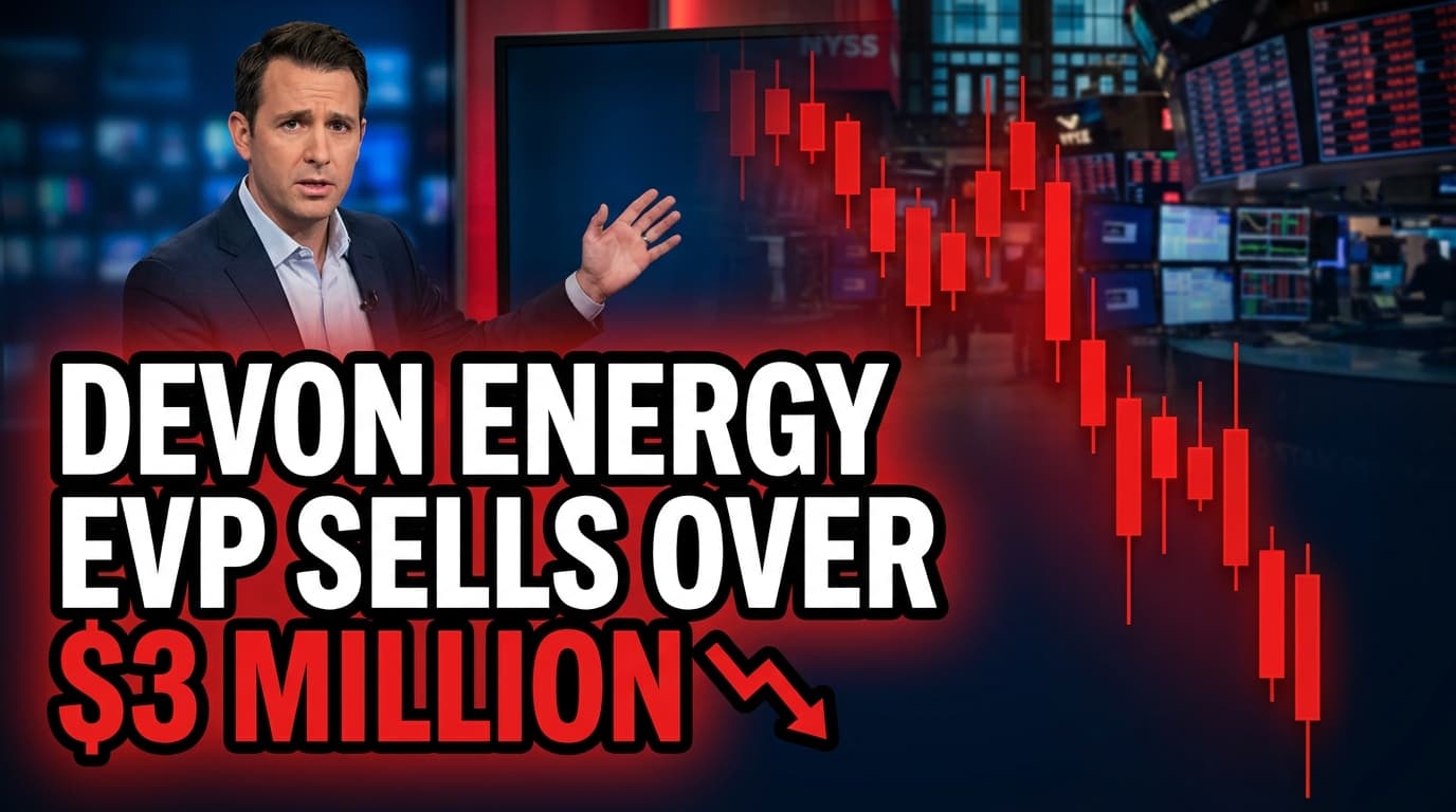 Devon Energy EVP Sells Over $3 Million in Company Stock