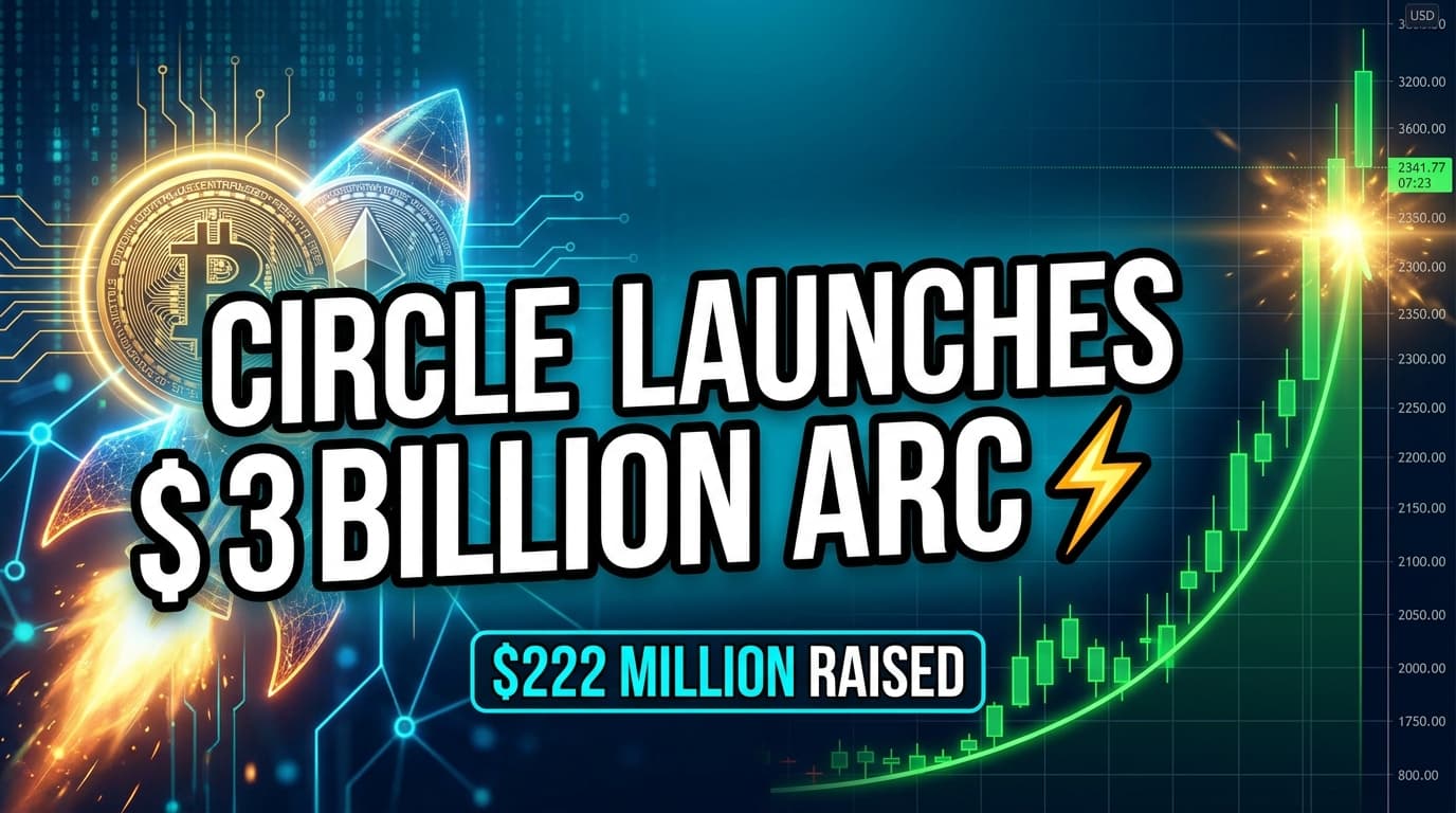 Circle Launches $3 Billion Arc Blockchain, Raises $222 Million in Presale