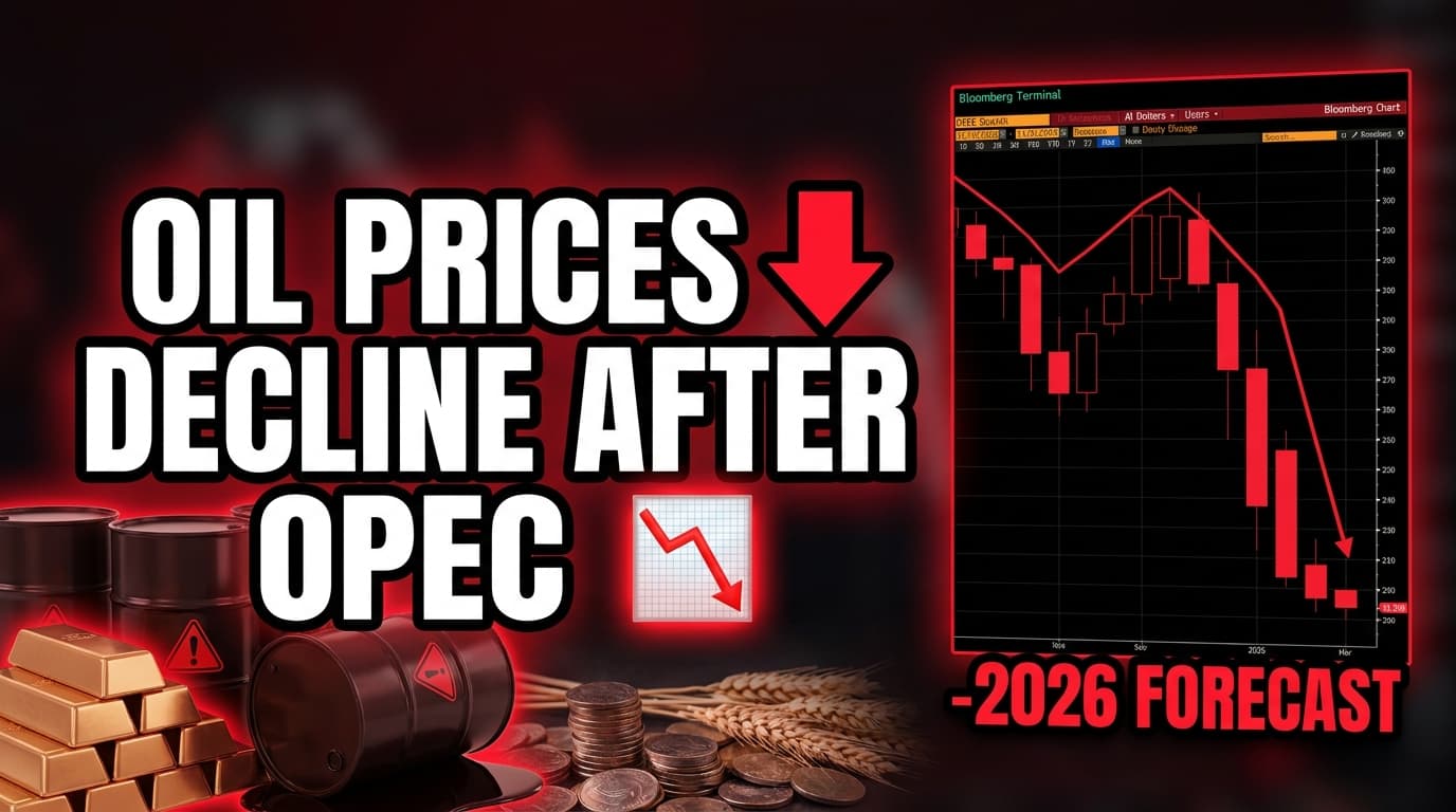 Oil Prices Decline After OPEC Lowers 2026 Global Demand Forecast