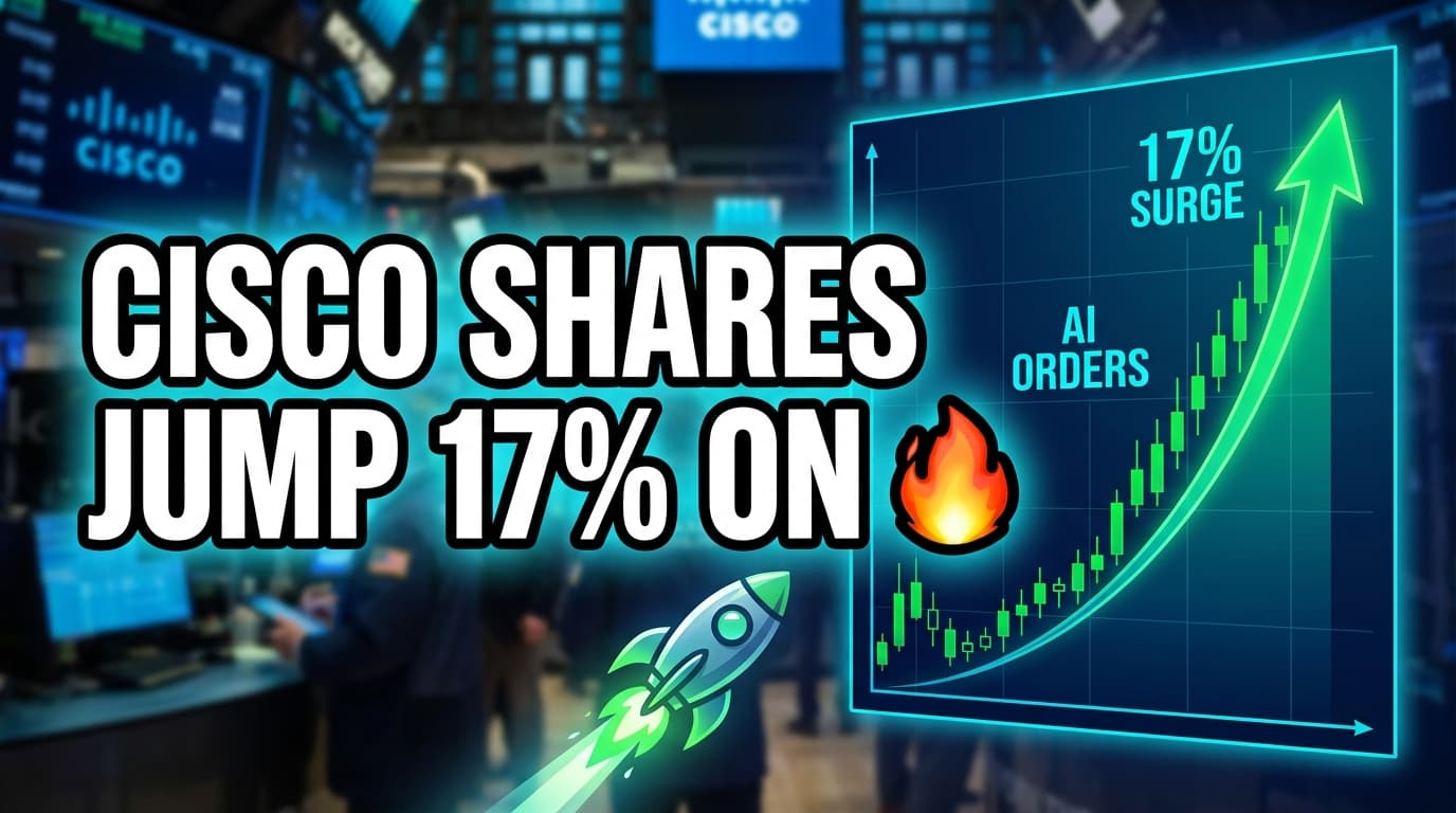 Cisco Shares Jump 17% on Strong AI Orders, Announces 4,000 Job Cuts