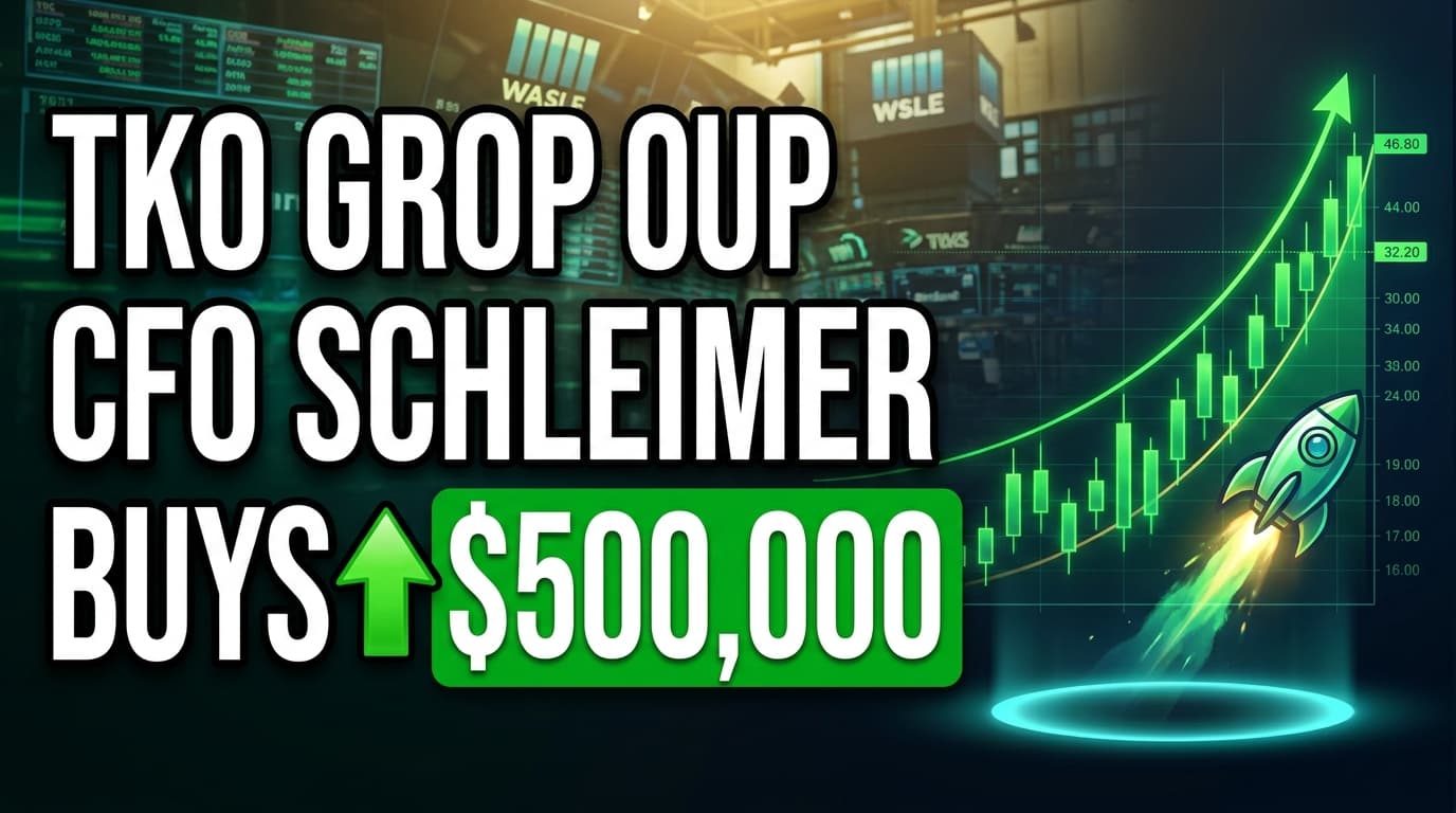 TKO Group CFO Schleimer Buys Nearly $500,000 in Company Stock