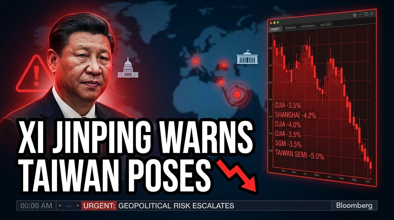 Xi Jinping Warns Taiwan Poses 'Highly Dangerous' US-China Clash Risk