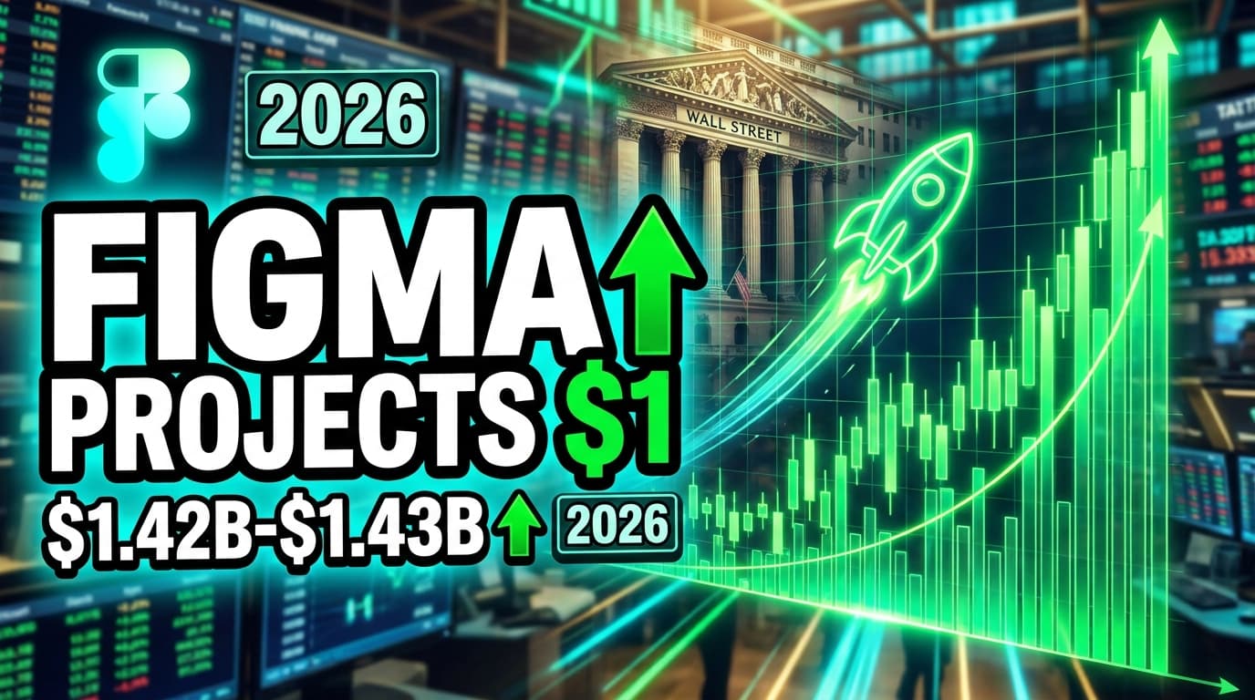 Figma Projects $1.42B-$1.43B 2026 Revenue, Boosts Operating Income Outlook