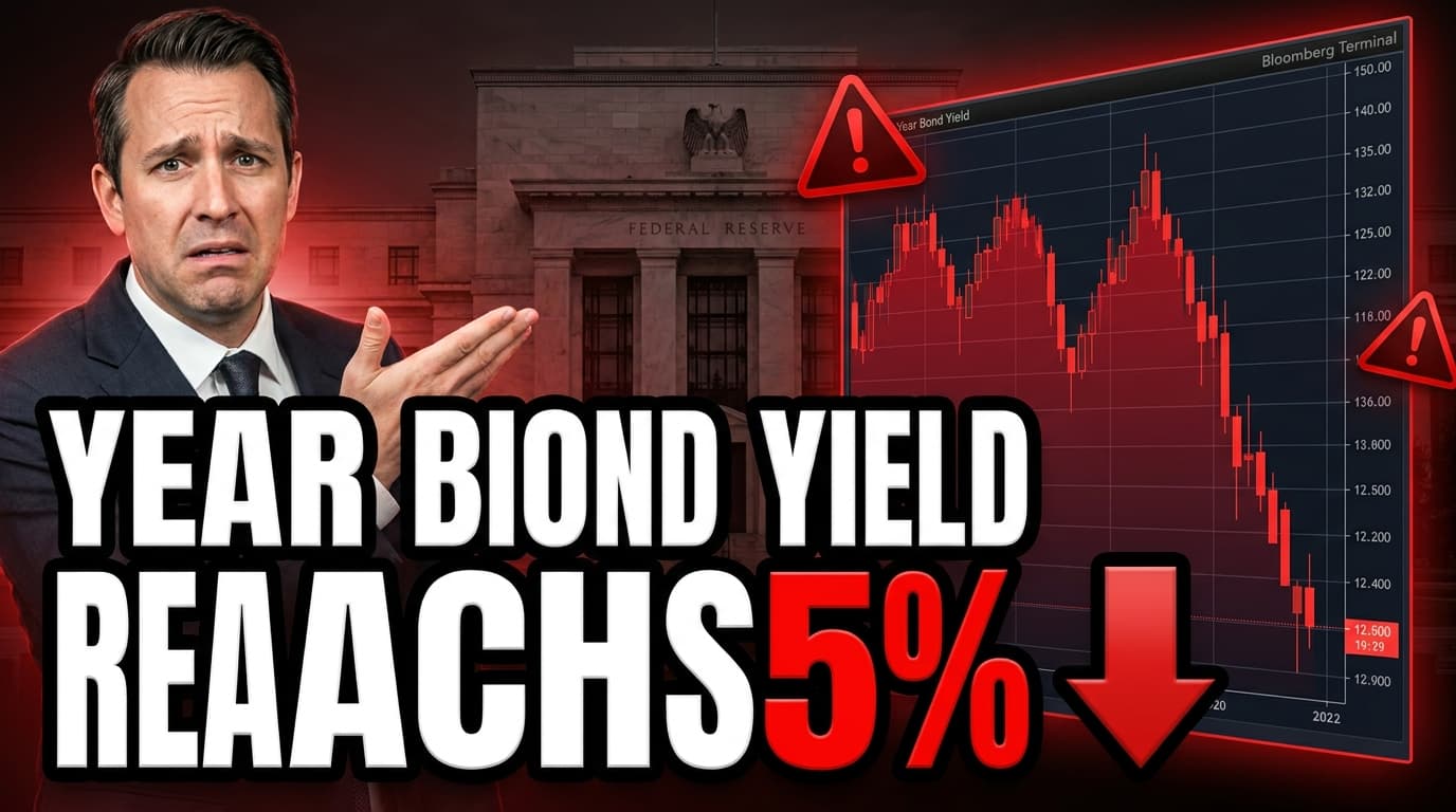 US 30-Year Bond Yield Reaches 5% for First Time Since 2007