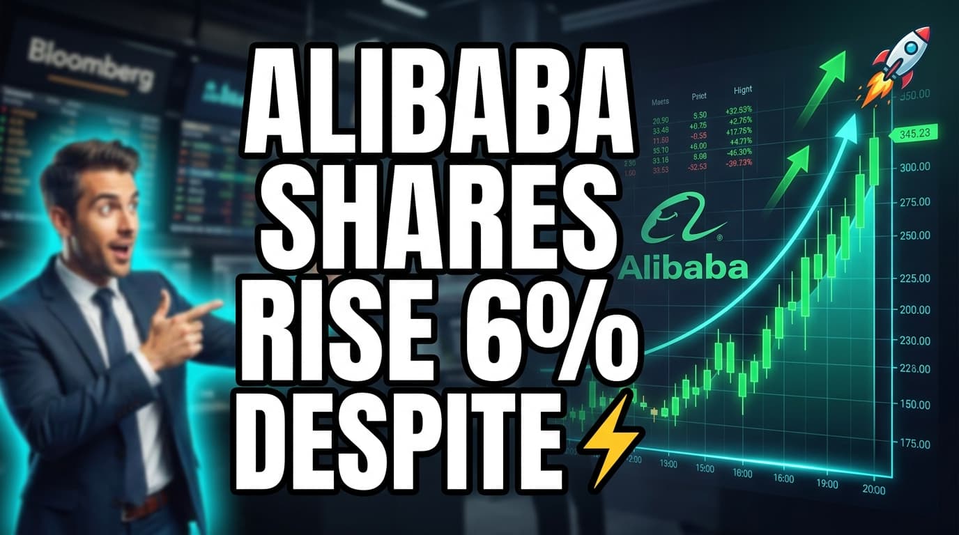 Alibaba Shares Rise 6% Despite Fourth-Quarter Earnings Miss