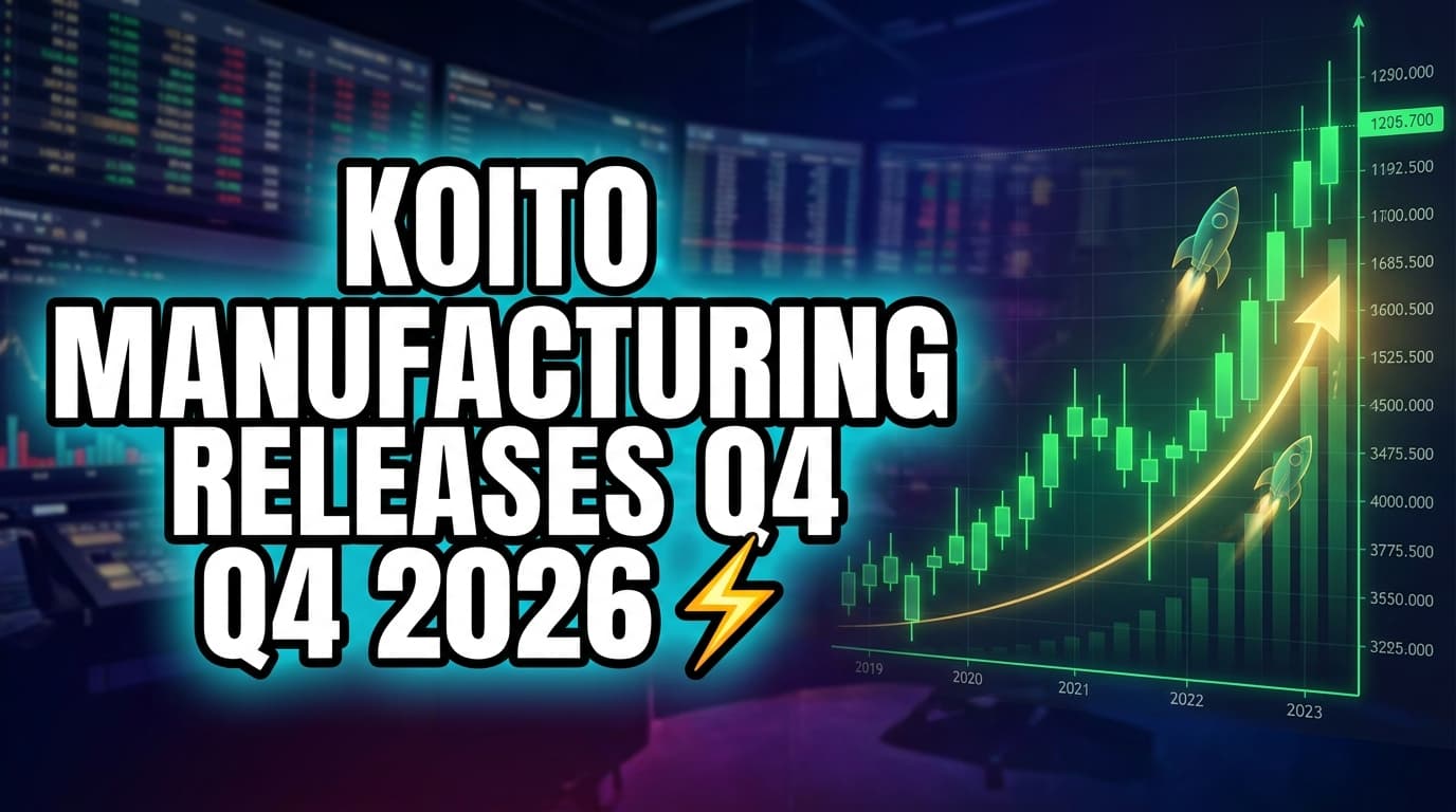 Koito Manufacturing Releases Q4 2026 Earnings Call Presentation